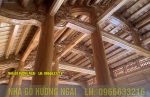 Nhà gỗ xoan 3 gian 14 cột